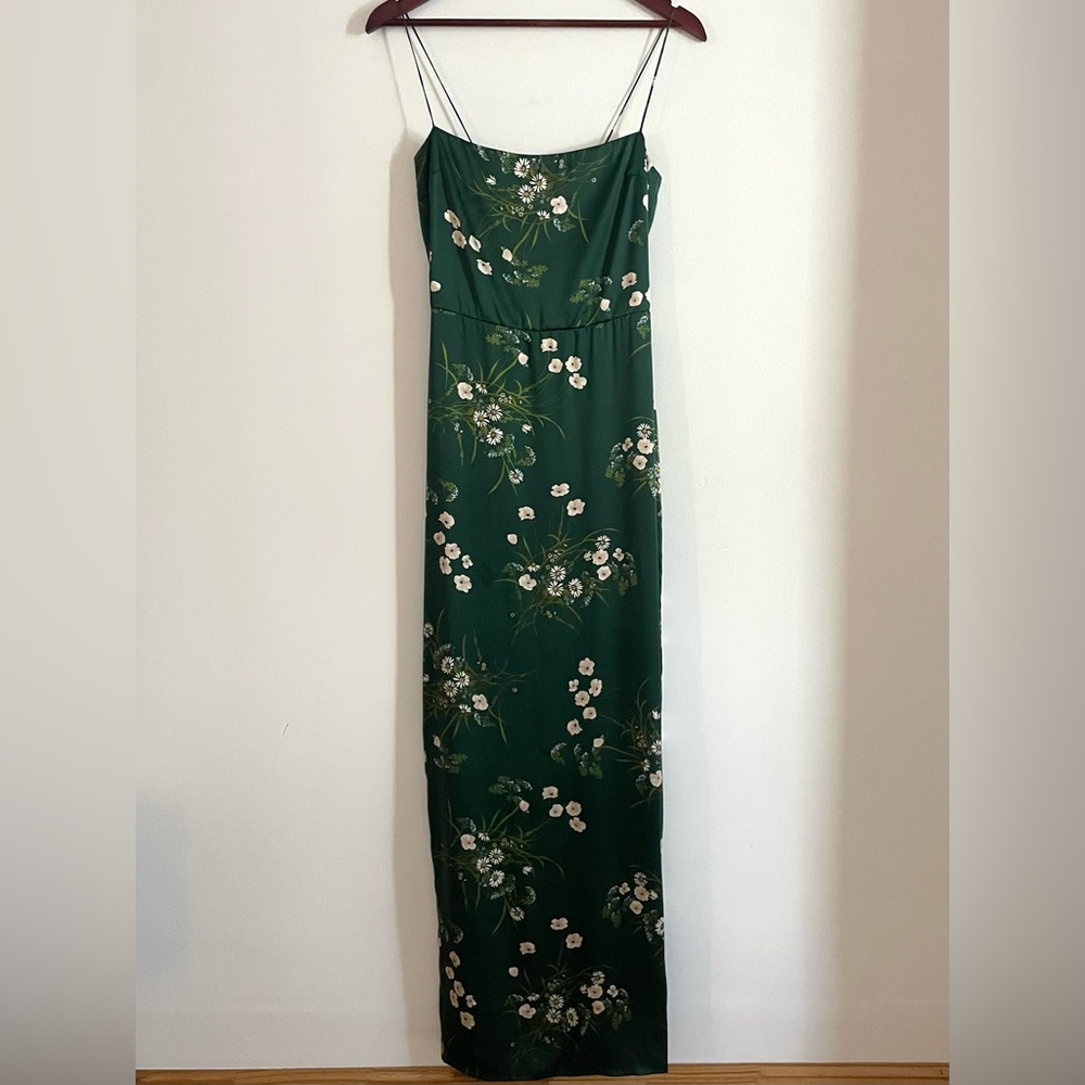 Reformation Silk Frankie Dress in Buena - Picture 2 of 9